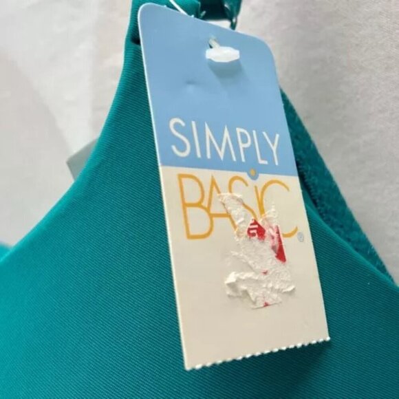 Simply Basic Women's 34A Gem Green Padded Underwired Support Everyday Wear NWT - Picture 4 of 10